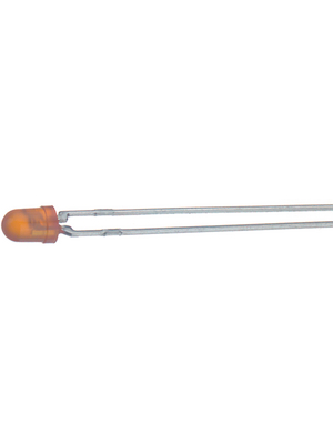 LED with resistor 590 nm Yellow T-1 6 V