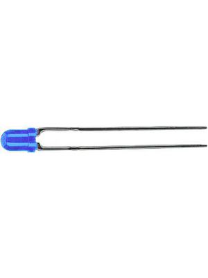 LED with resistor 430 nm Blue T-1 5 V
