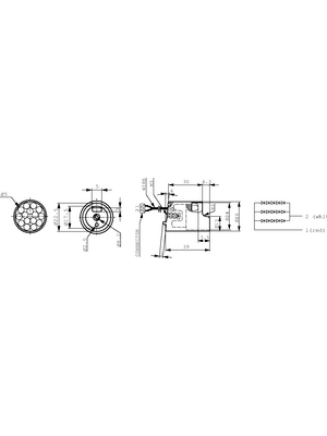 IR LED cluster 880nm 5mm T-1 3/4