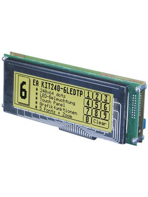 LCD, p-matrix display 240 x 64 Pixel