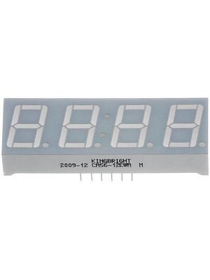 7-segment LED-display 14.22 mm Green THT