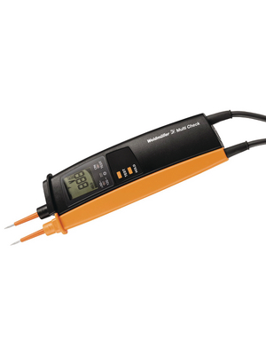 Voltage tester, IP65, LCD, Visual / Audible