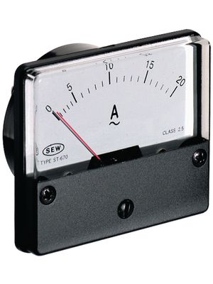 Analogue Panel Meter DC: 0 ... 10 A 71x60.5mm
