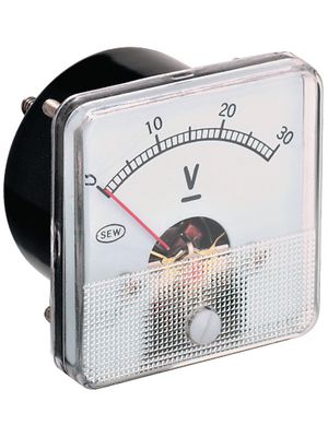 Analogue Panel Meter DC: 0 ... 30 V 46 x 46mm