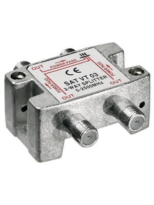 Splitter 3-way 5...2450 MHz 10.5dB