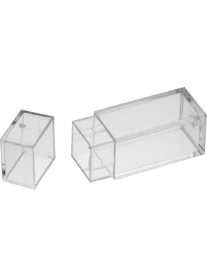 Square Cans, 85x8.5x23mm, Clear