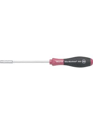 Hex Nut Screwdriver MicroFinish, Non-Slip 7 mm 125 mm