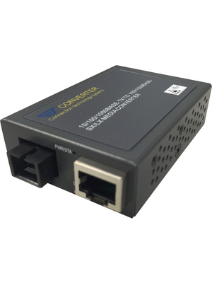 Media Converter, Ethernet - Fibre Multi-Mode/Fibre Single-Mode, Fibre Ports 1SC