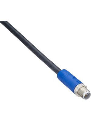 Cordset, M12 Plug - Bare End, 5 Conductors, 30m, IP65 / IP67 / IP69, Grey